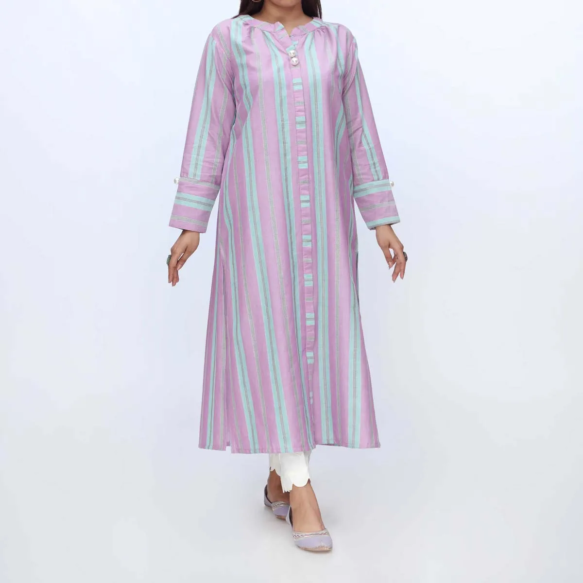1PC- Stripe Doriya Shirt PW3129