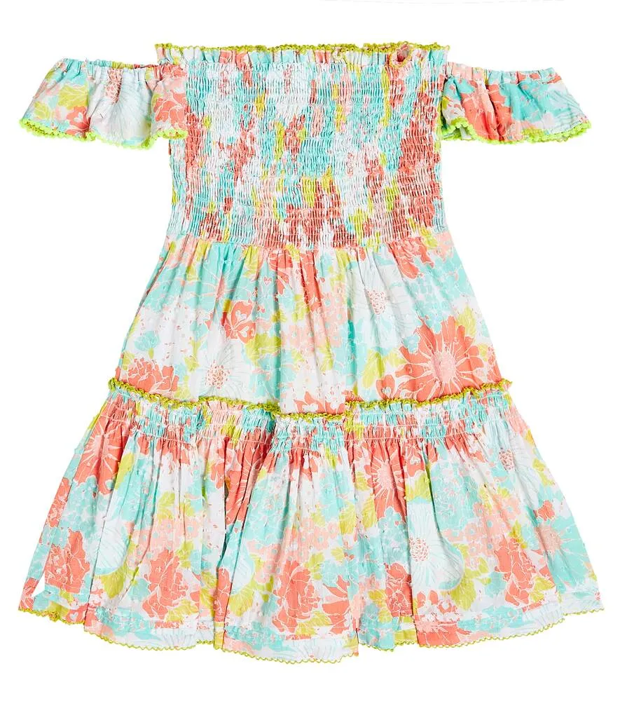 Aurora Floral Poupette St Barth Dress, Multicolor