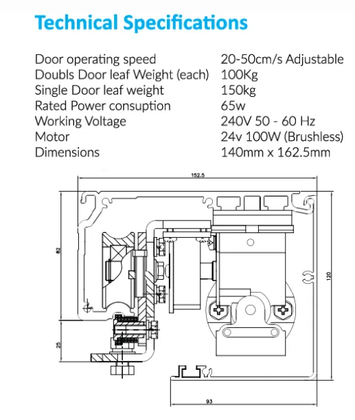 Automatic Sliding Door Kit