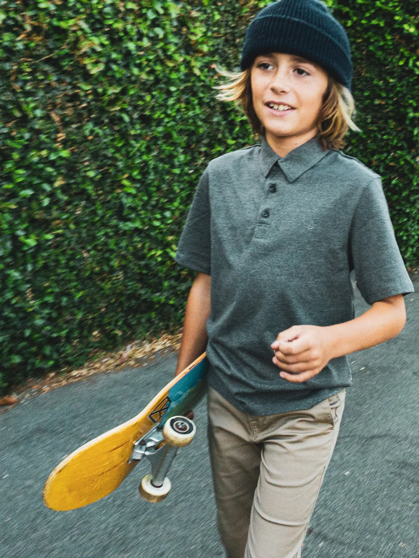 Big Boys Wowzer Polo Short Sleeve Shirt - Stealth