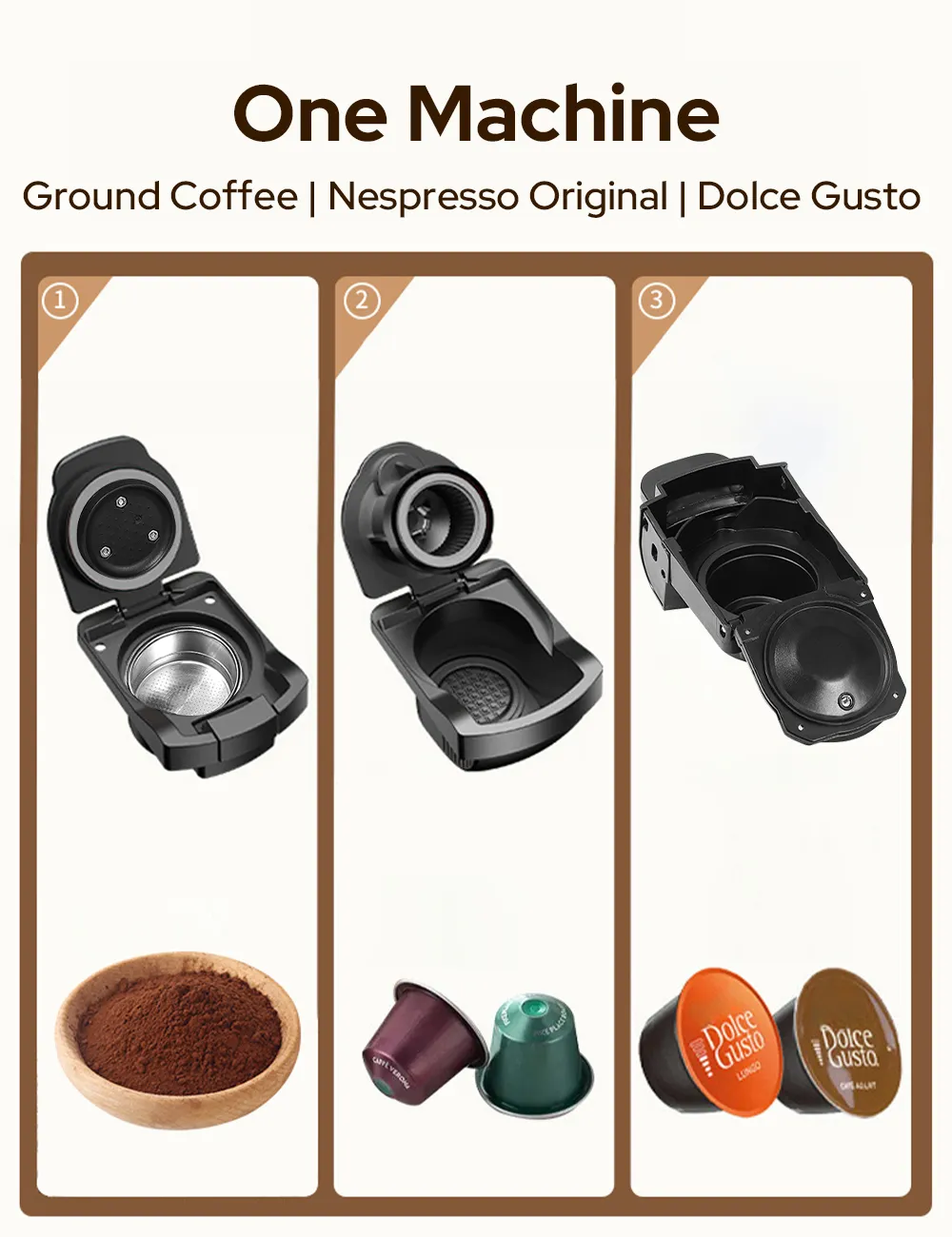 COSTAR 3-in-1 Espresso Machine Master 7 Plus