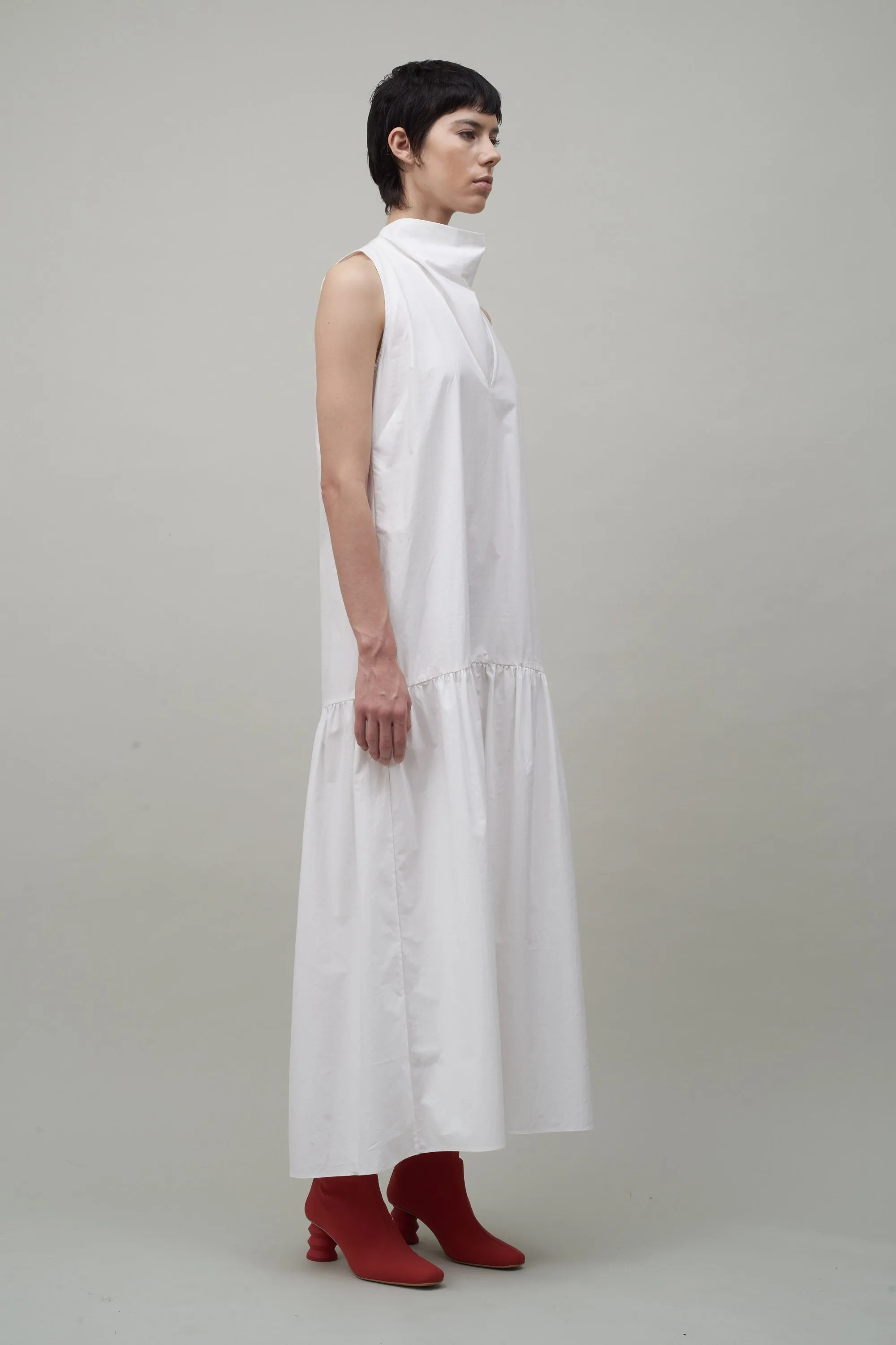 COWL NECK DRESS