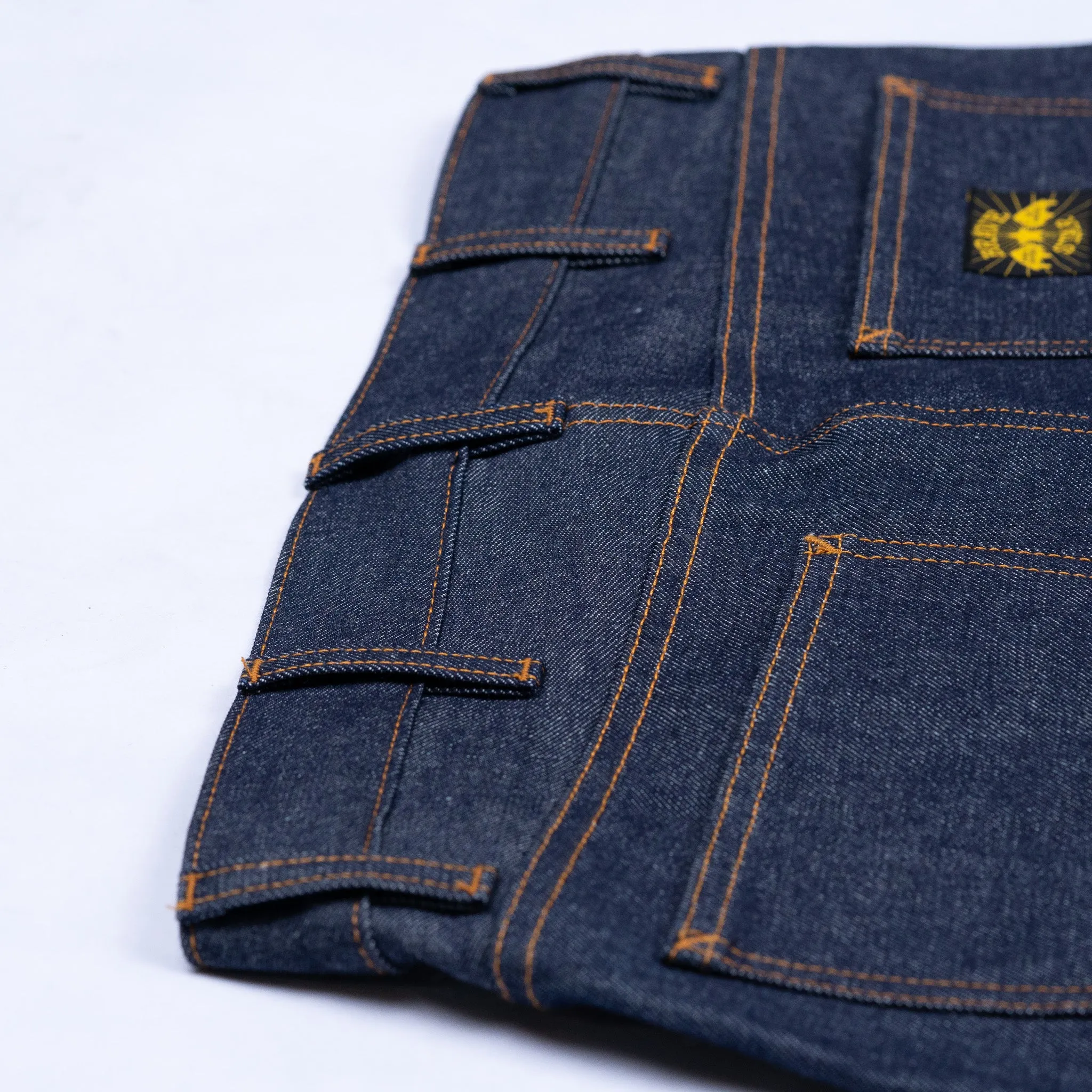 Die Hard Double Knee 14oz Sawgrass Vidalia Mills USA Selvage Denim Jean