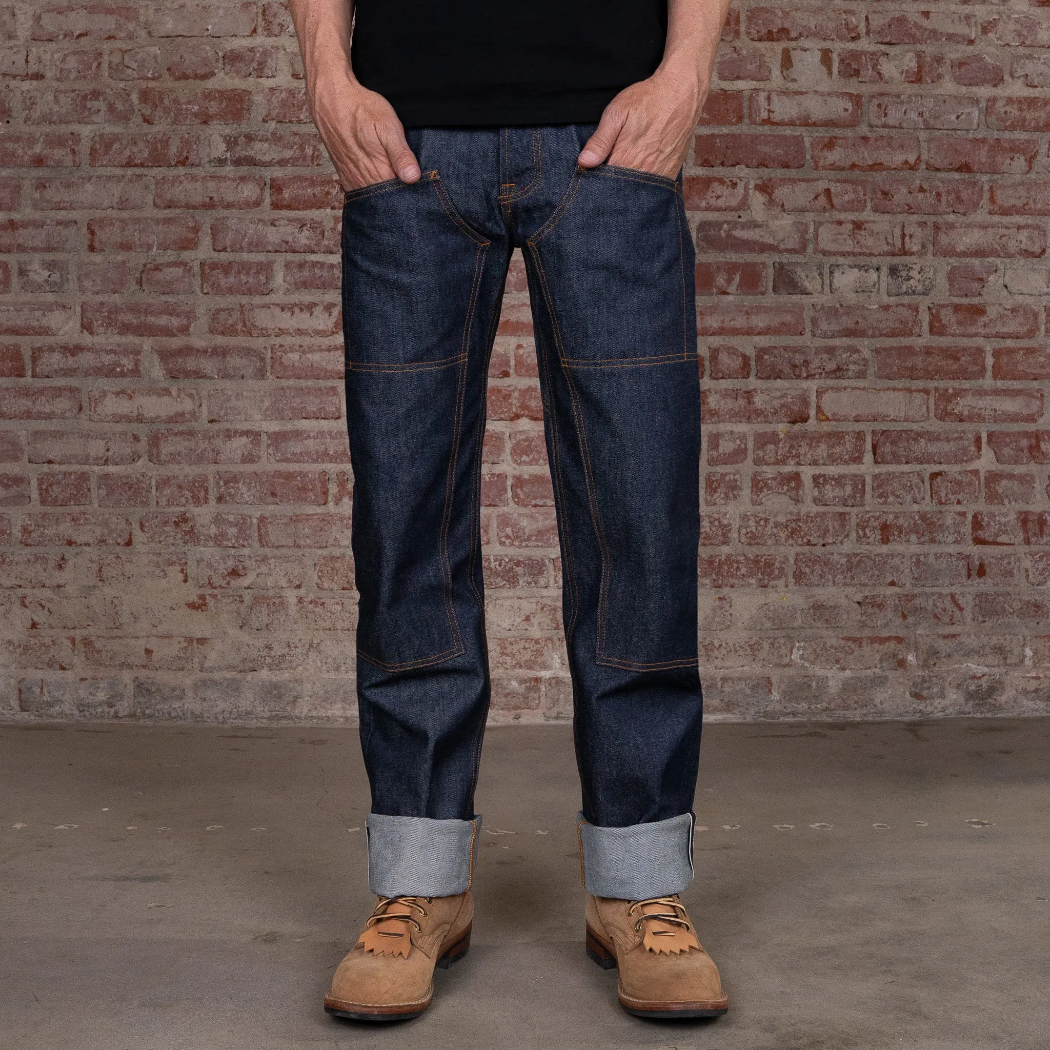 Die Hard Double Knee 14oz Sawgrass Vidalia Mills USA Selvage Denim Jean