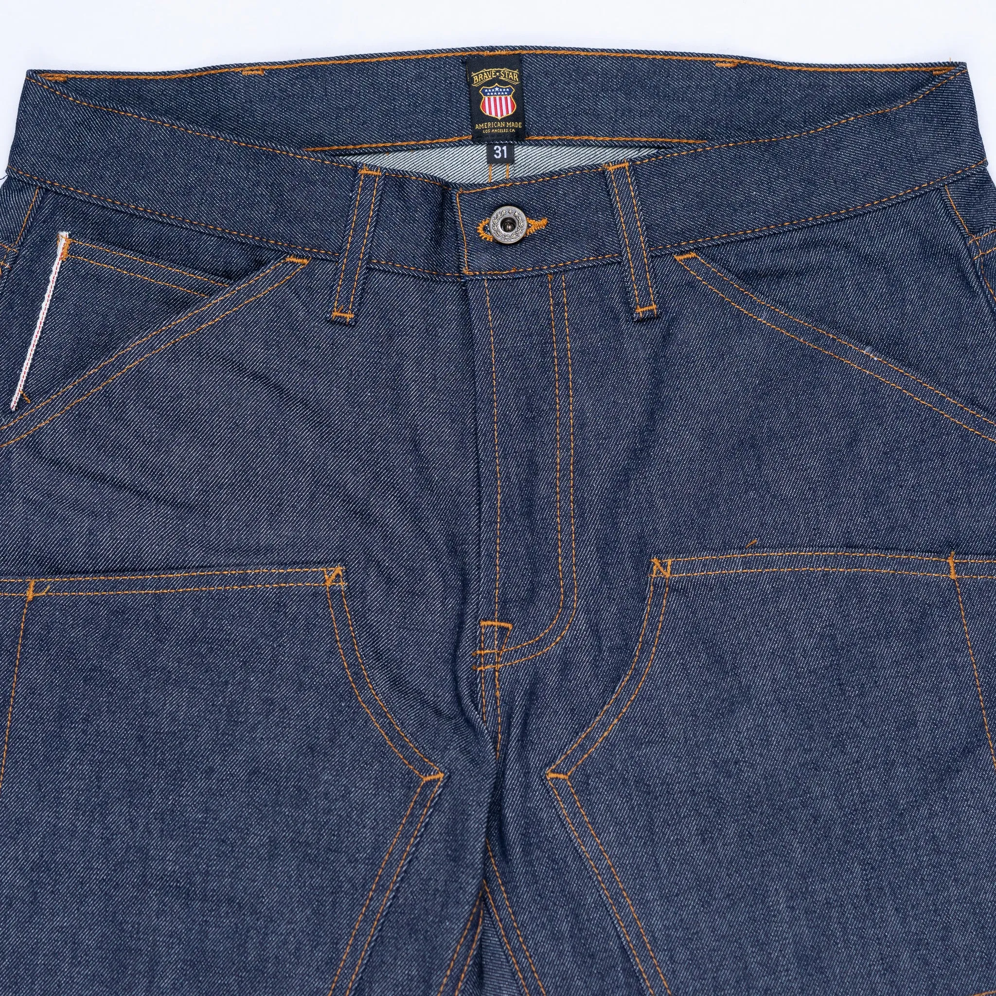 Die Hard Double Knee 14oz Sawgrass Vidalia Mills USA Selvage Denim Jean