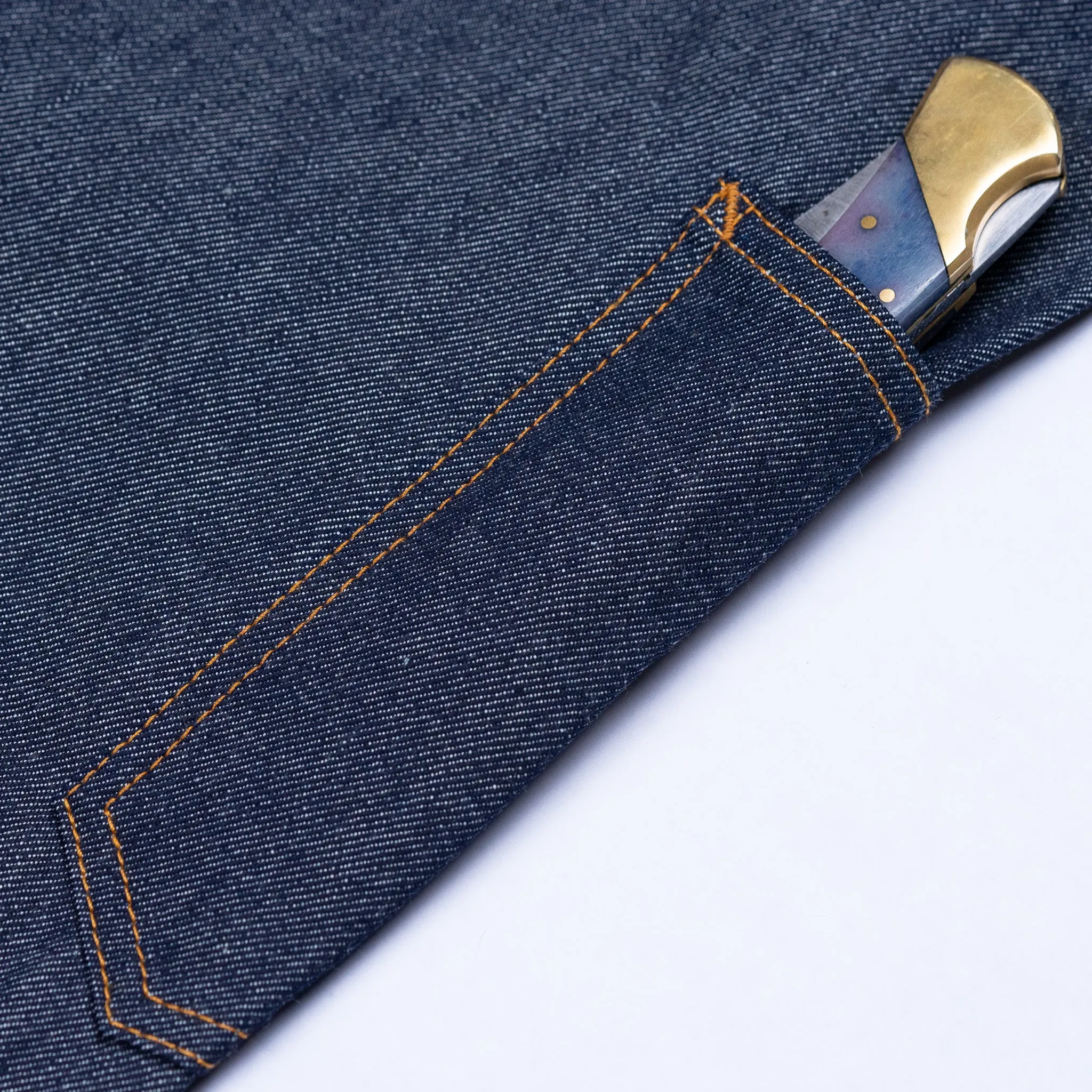 Die Hard Double Knee 14oz Sawgrass Vidalia Mills USA Selvage Denim Jean