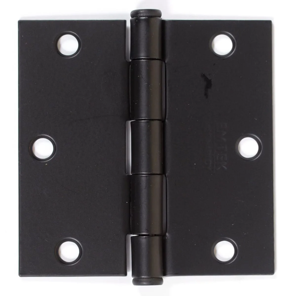 Emtek 91013 Steel Plain Bearing Hinge, 3.5" x 3.5", with Square Corners - Sold in Pairs