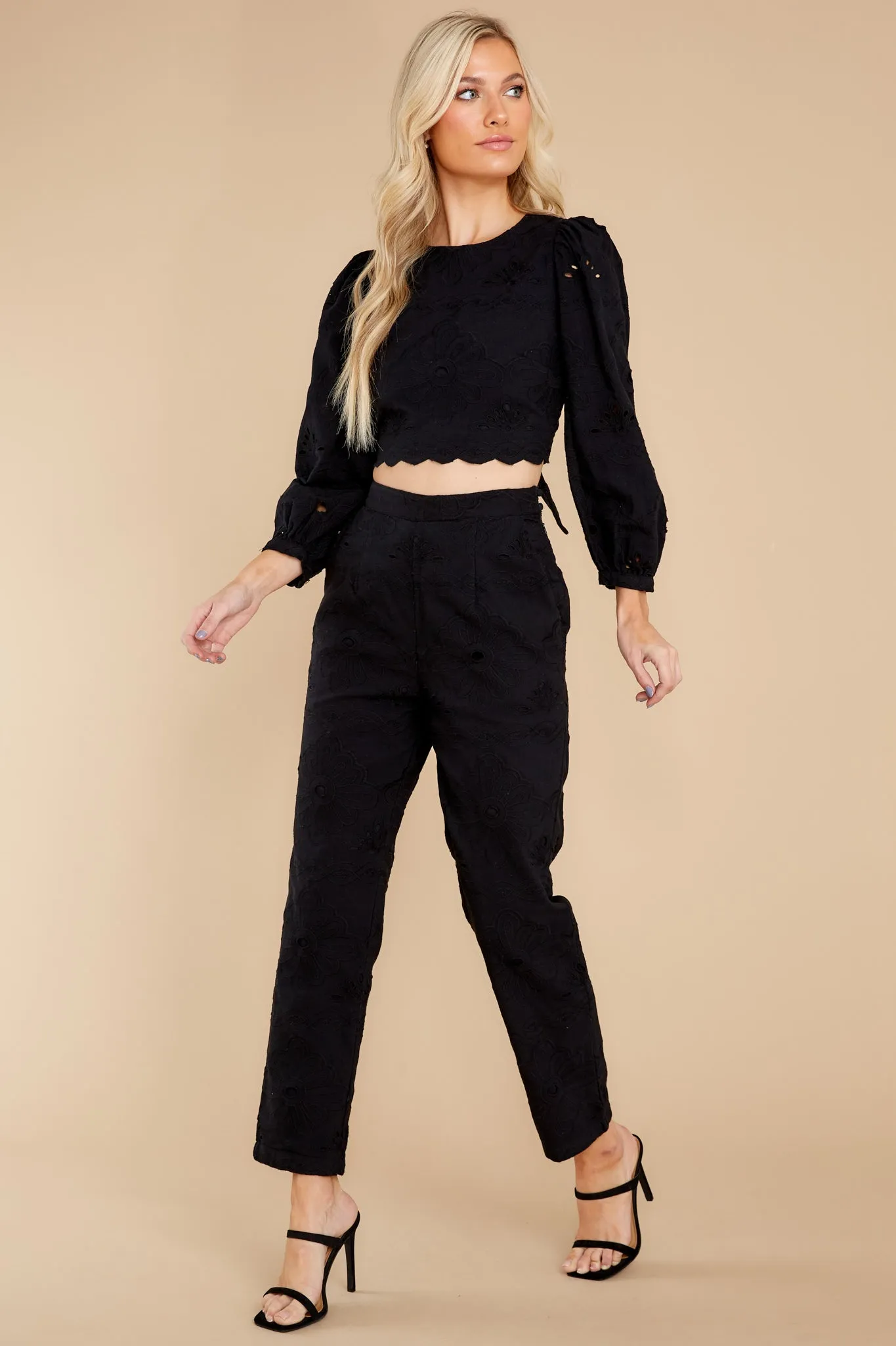 Everett Black Blouse