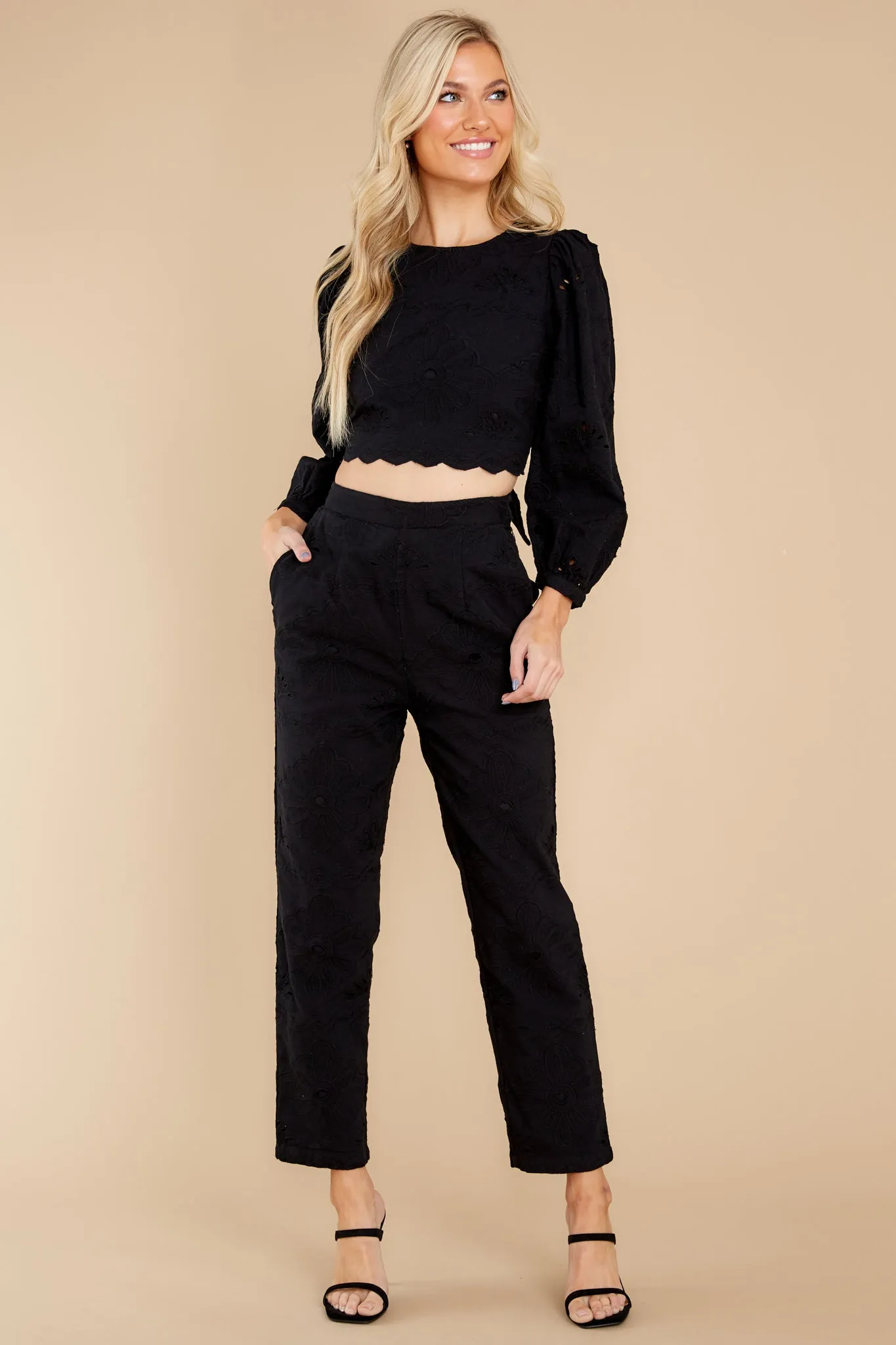 Everett Black Blouse