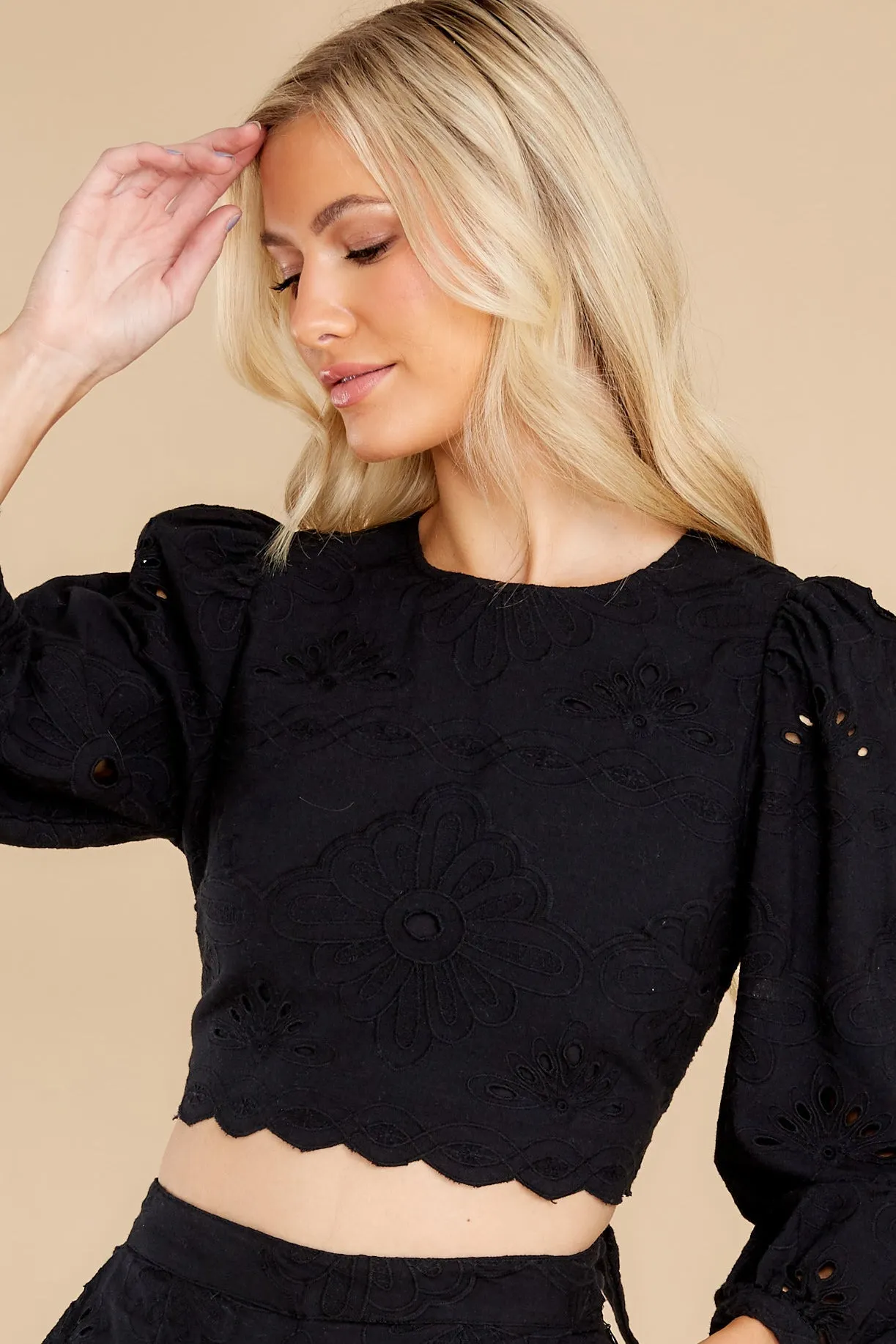 Everett Black Blouse