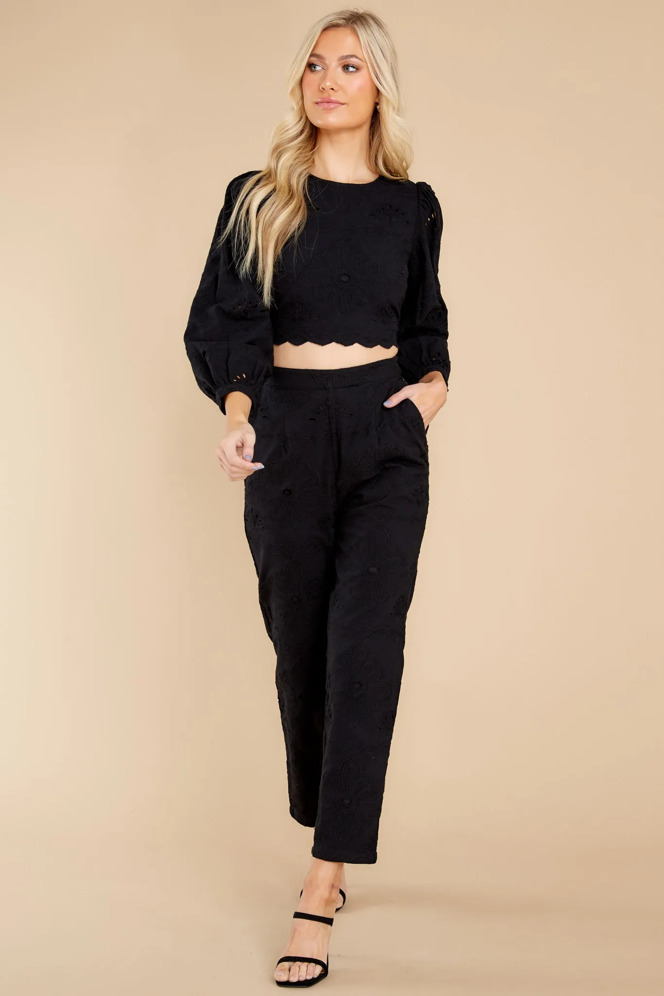 Everett Black Blouse