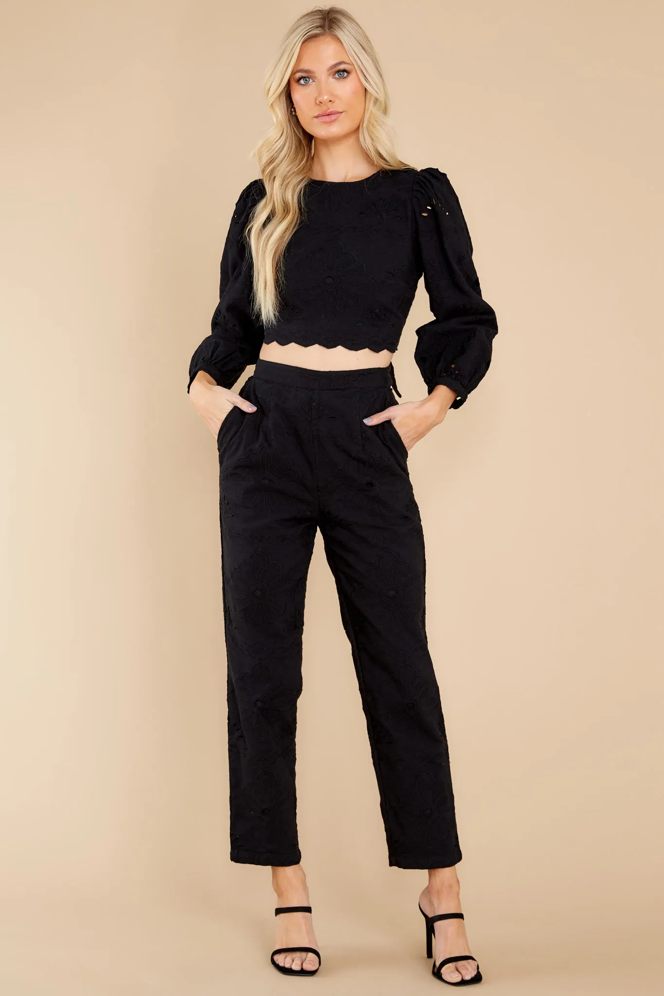 Everett Black Blouse