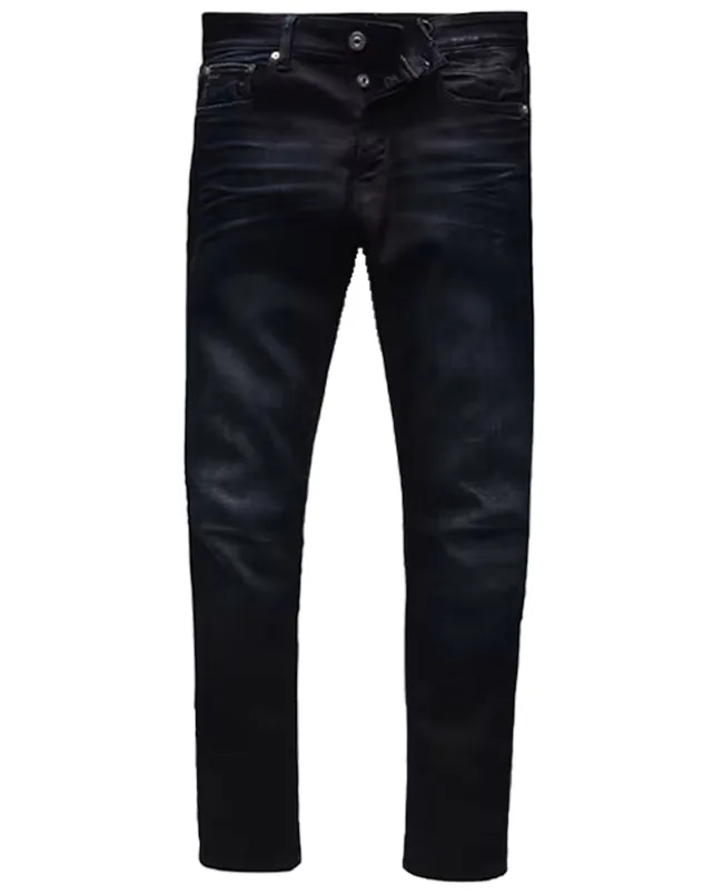 G Star Raw Mens 3301 Slim Jeans Dark Aged