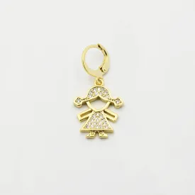 Girl Gold Charm