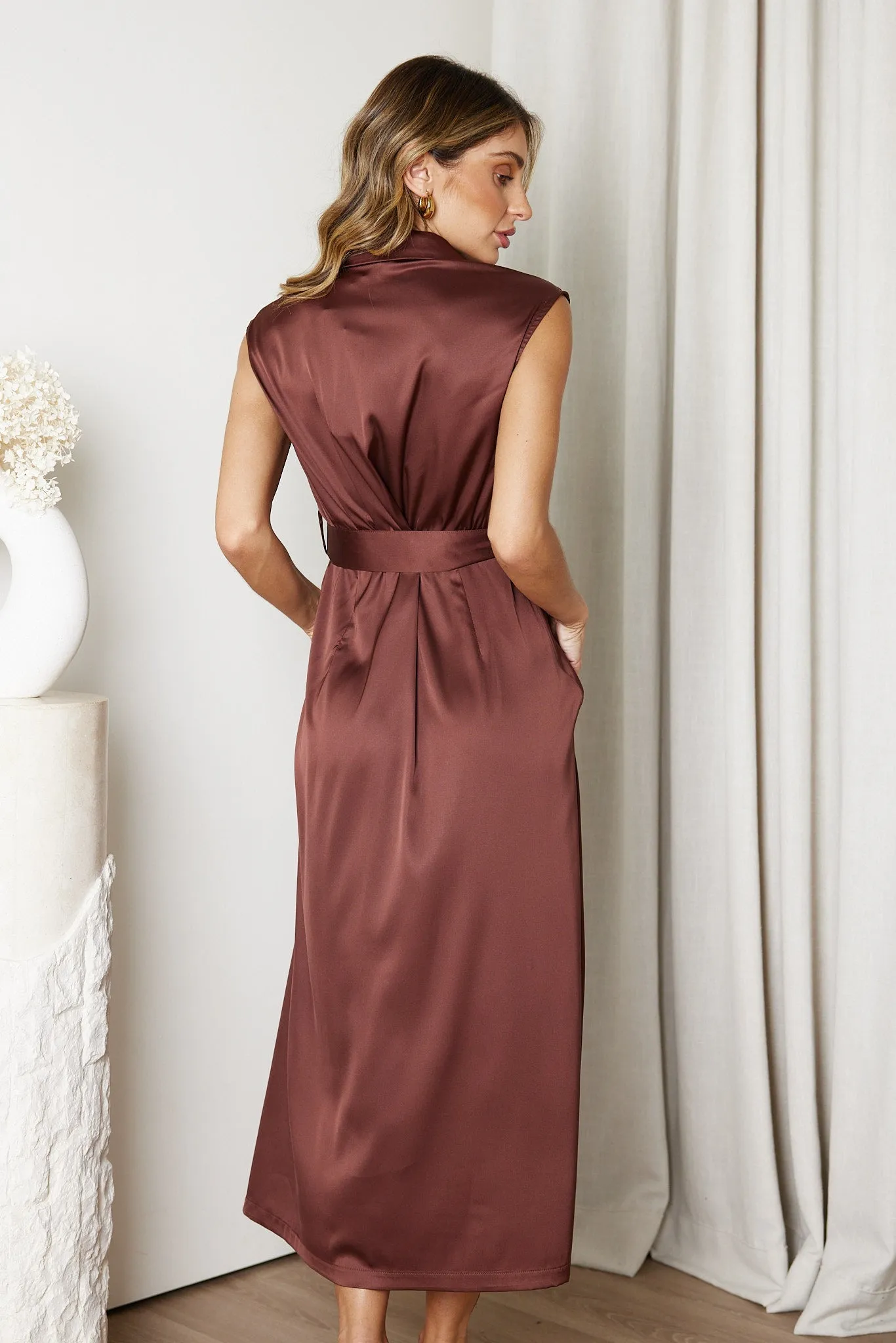 Gwynette Dress - Mocha