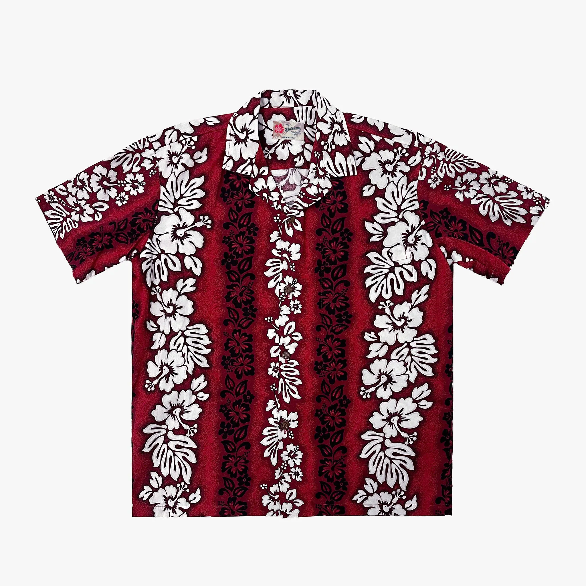 Hibiscus Panel Aloha Shirt