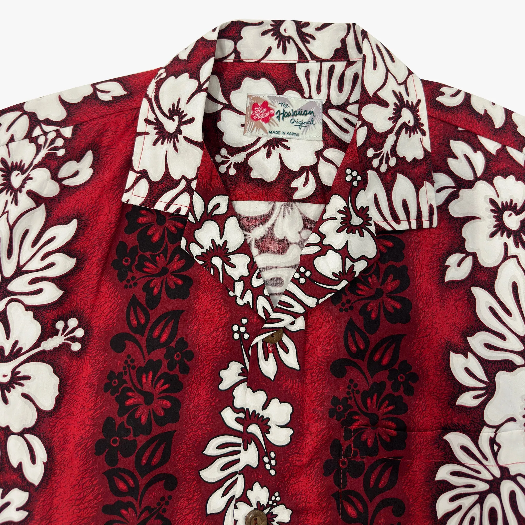 Hibiscus Panel Aloha Shirt