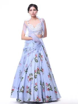 Jacket, Bustier And Skirt Set