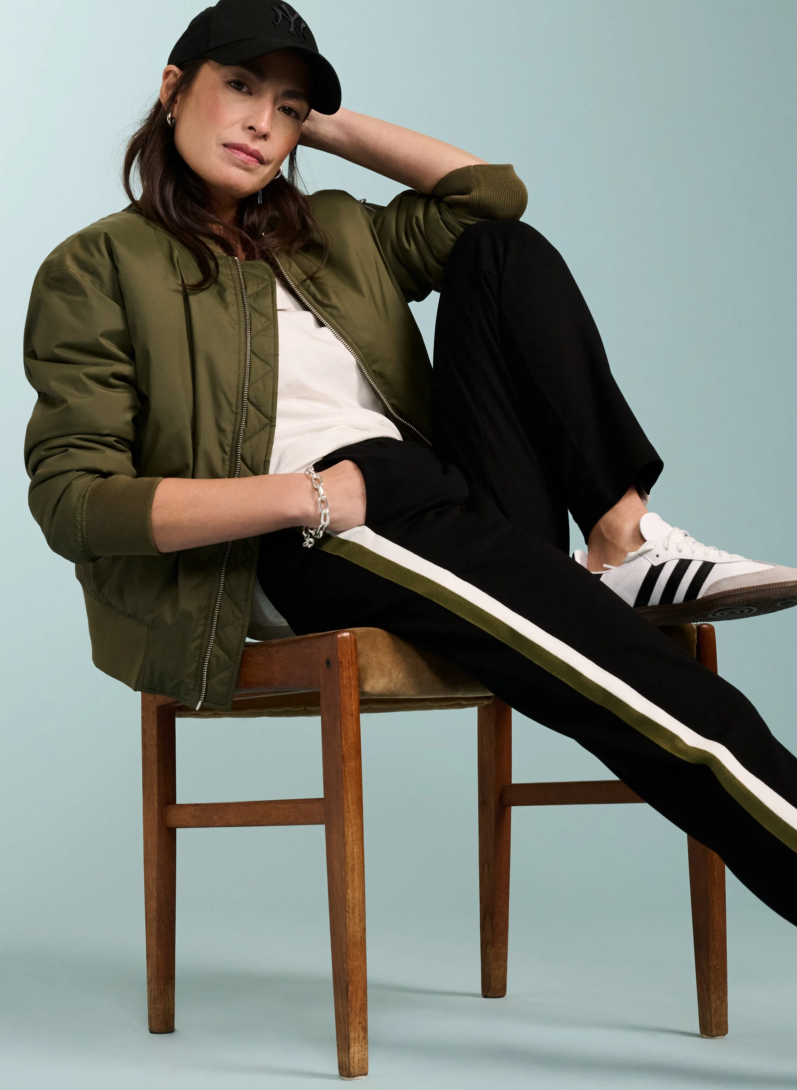 Jay Side Stripe Tapered Trousers