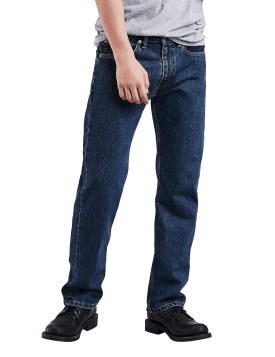 Men's 505 Regular Fit Jean-Zipper Fly- Dark Stone Wash - 00505-0216
