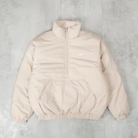 Obey Studio Mock Neck Anorak - Silver Grey