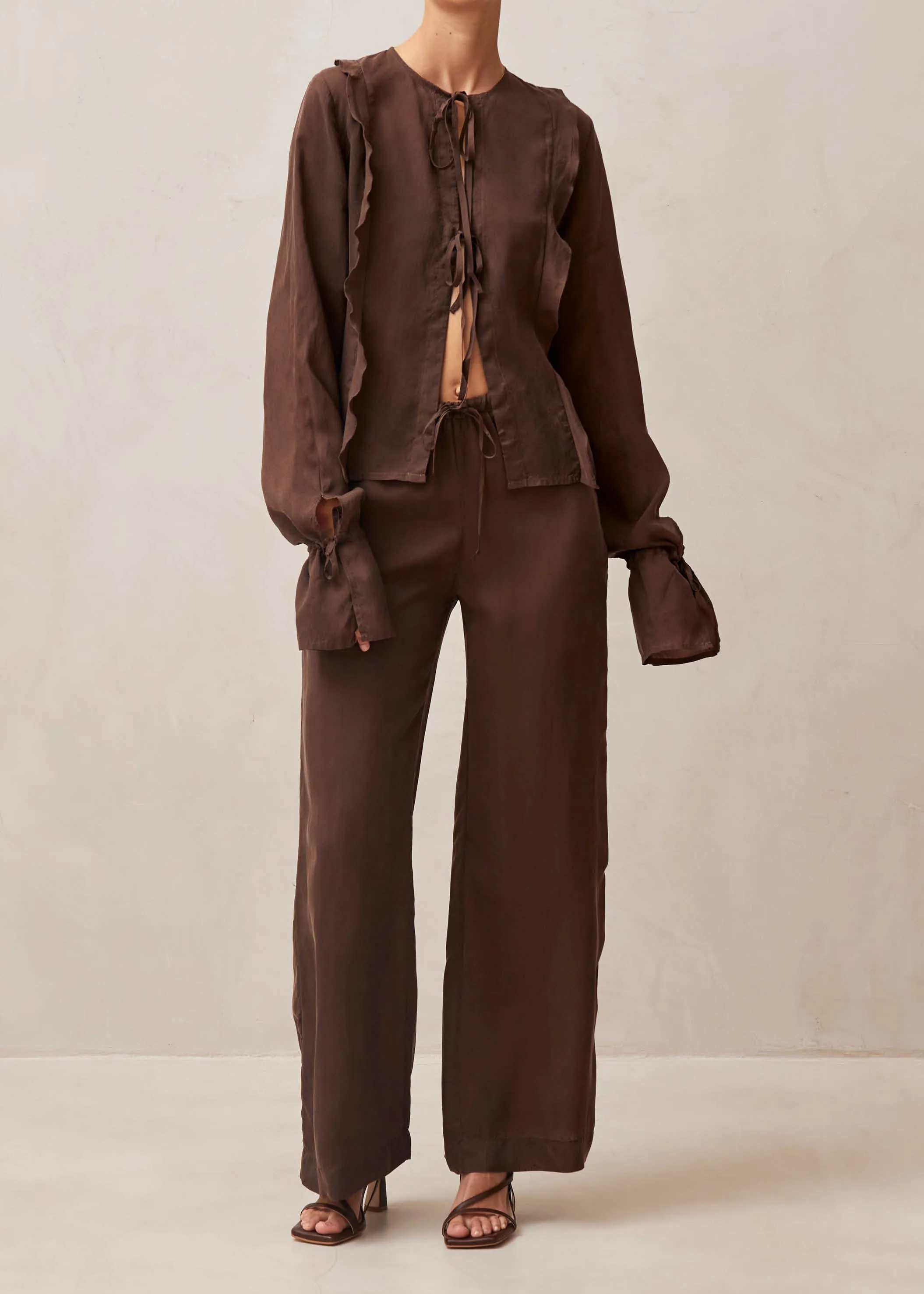Oceane Brown Blouse
