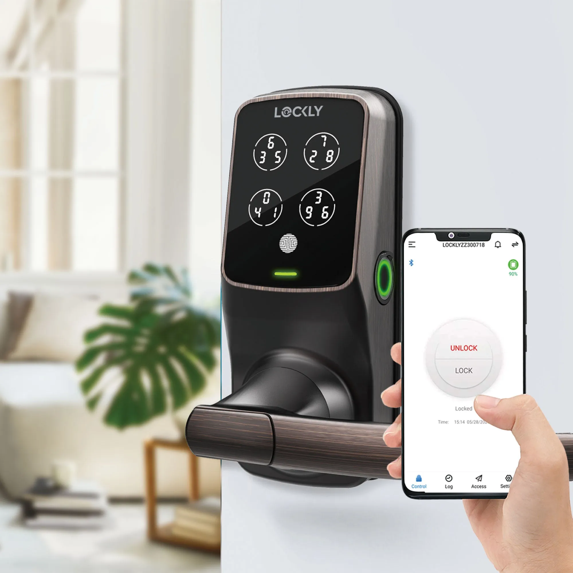 Peek-Proof Lockly Secure Plus Smart Lock