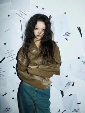 Short wide style cool jacket【s0000006331】