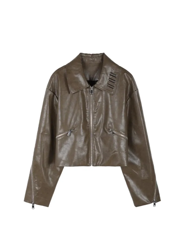 Short wide style cool jacket【s0000006331】