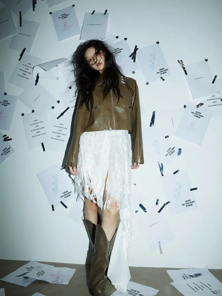 Short wide style cool jacket【s0000006331】