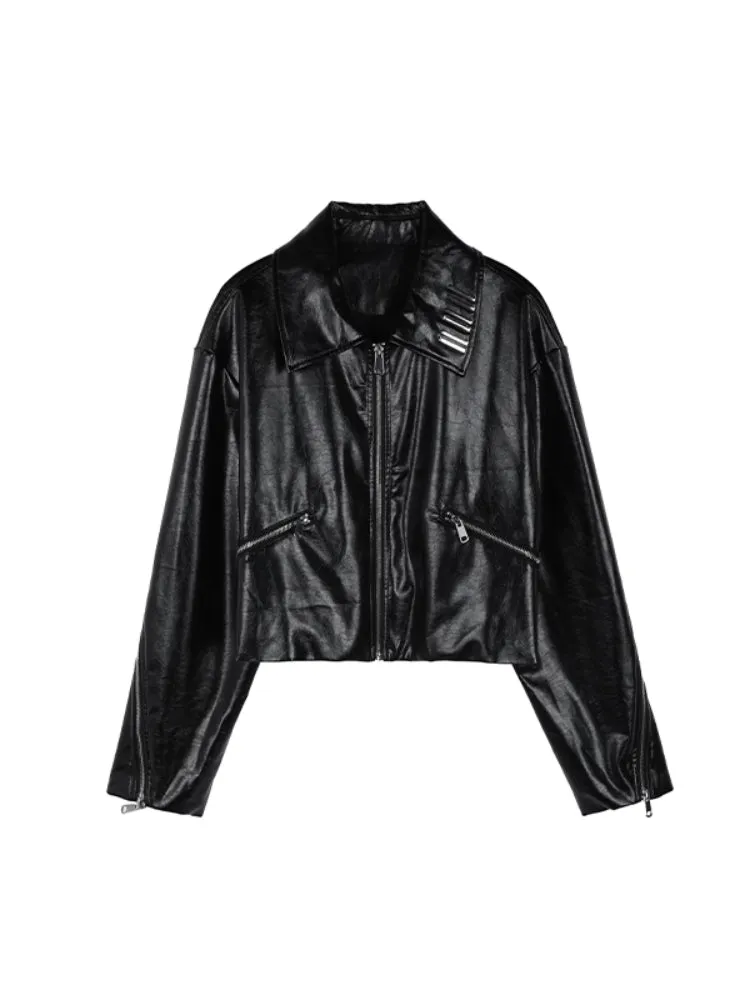 Short wide style cool jacket【s0000006331】