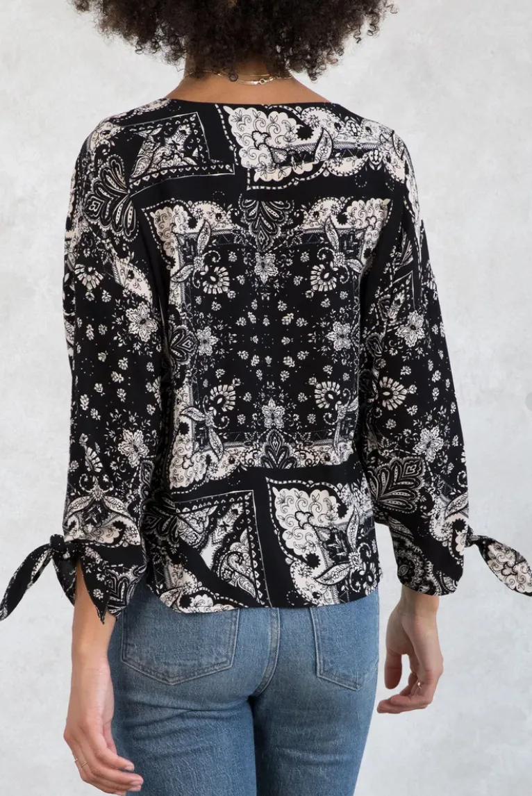 Simone Button Up Top