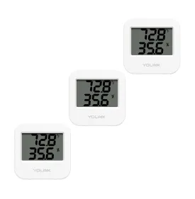 Temperature & Humidity Sensor 3-Pack, Hub Required!
