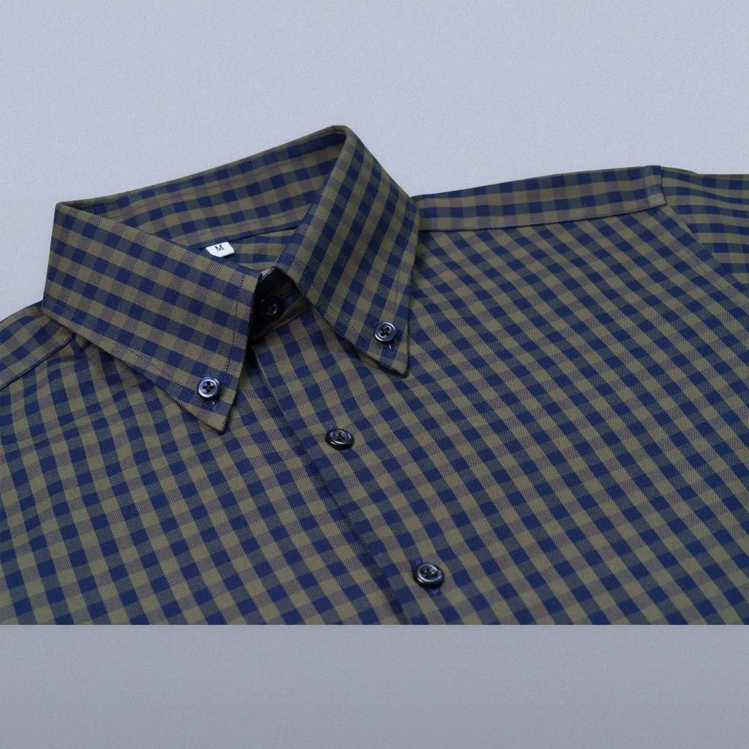 The Porter Grid Button Down Shirt