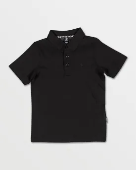 Toddler Boys Wowzer Polo Short Sleeve Shirt - Black