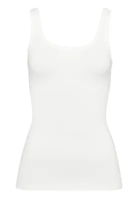 Touch Feeling Round Neck Tank Top | White 71814-101
