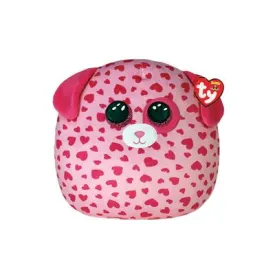 Ty Squish a Boo Pink Tickle Dog 20cm