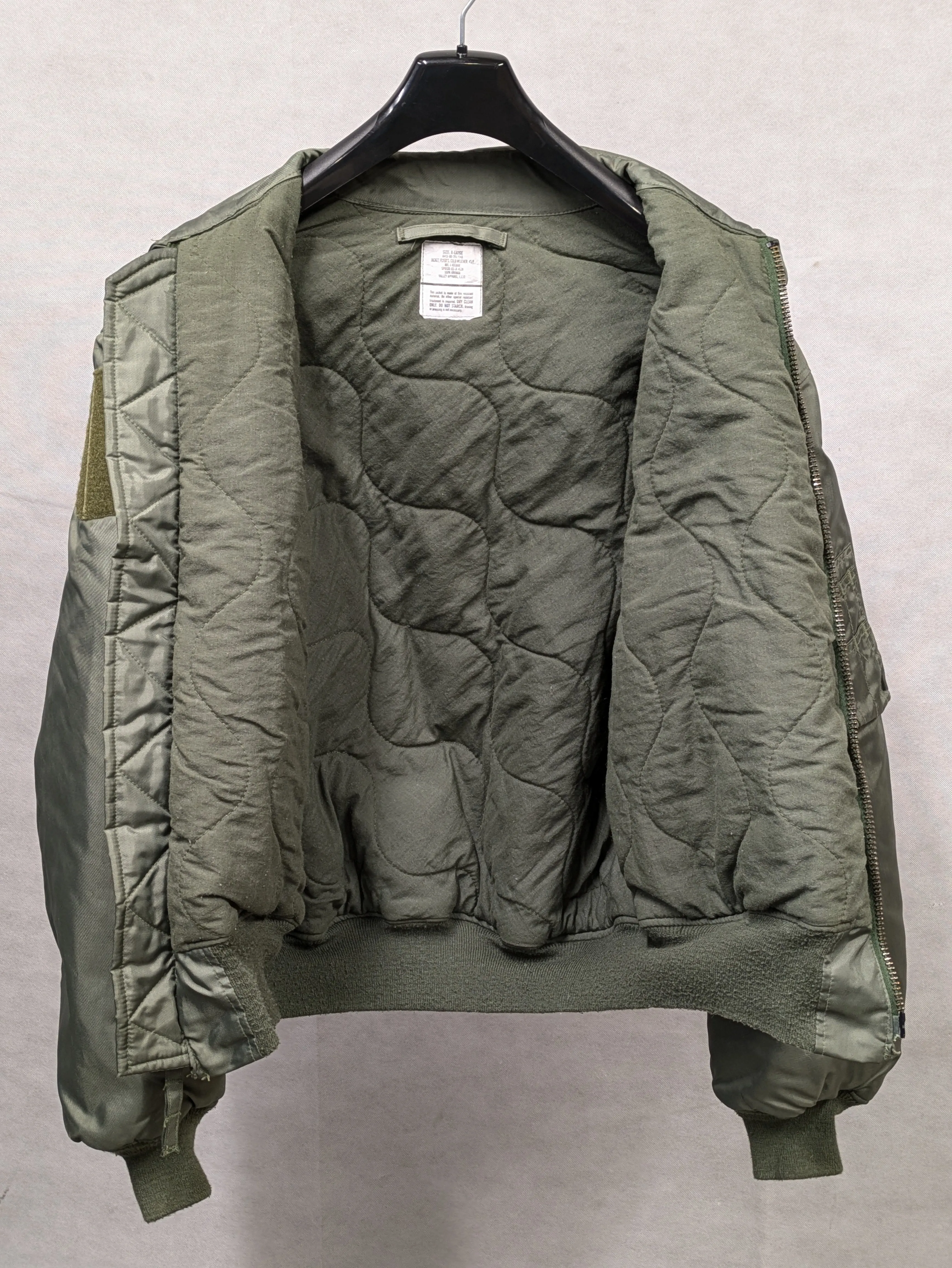 US Airforce CWU 45/P Cold Weather Flyers Bomber Jacket Size X Large