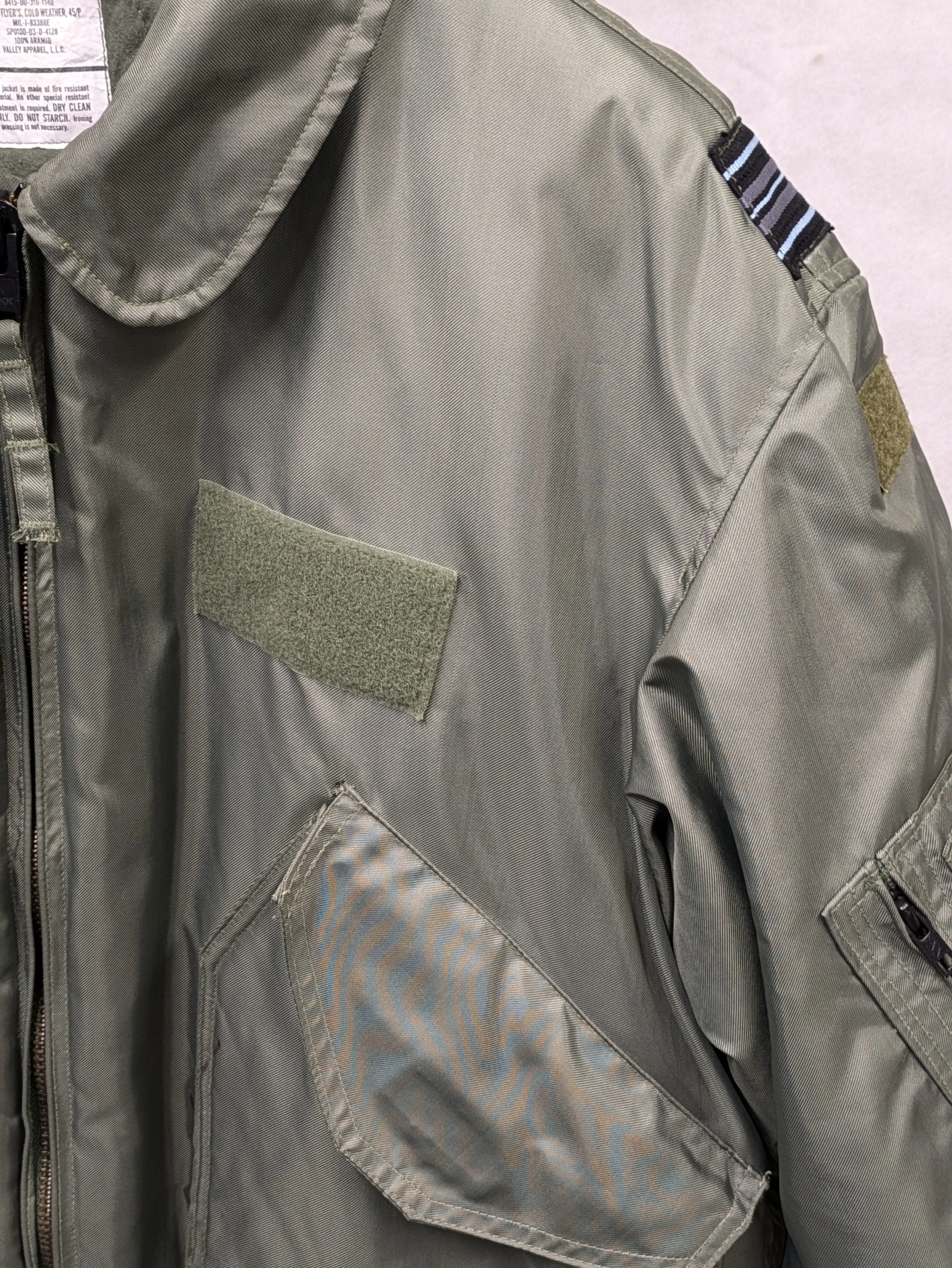 US Airforce CWU 45/P Cold Weather Flyers Bomber Jacket Size X Large