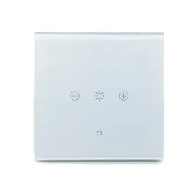 WiFi RF Smart 1 Gang Dimmable Touch Switch, White (Compatible with Wireless Kinetic Switches)